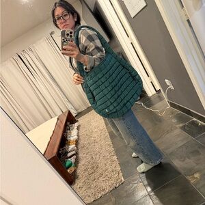 Free people Women's Green Quilted bag